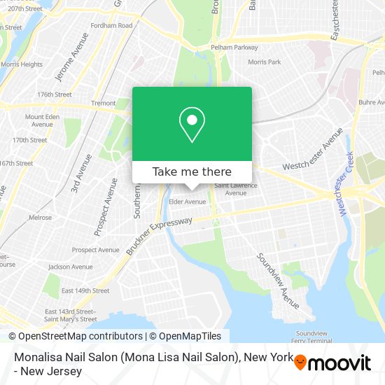 Mapa de Monalisa Nail Salon (Mona Lisa Nail Salon)