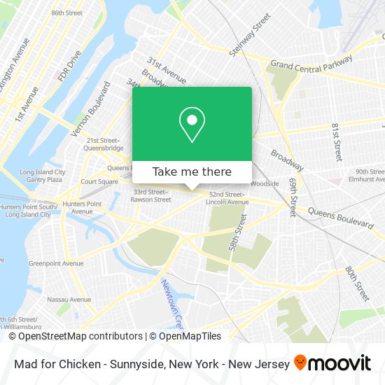 Mapa de Mad for Chicken - Sunnyside