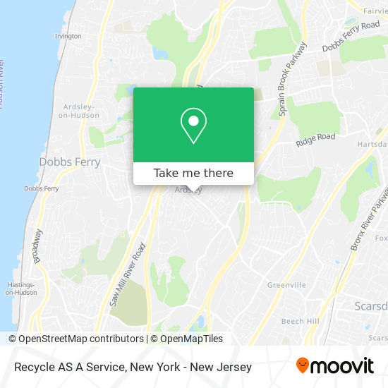 Recycle AS A Service map