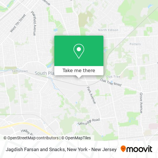 Jagdish Farsan and Snacks map