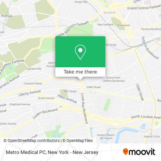 Metro Medical PC map