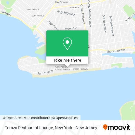 Teraza Restaurant Lounge map