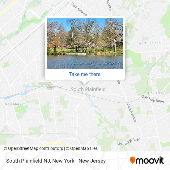 South Plainfield NJ map