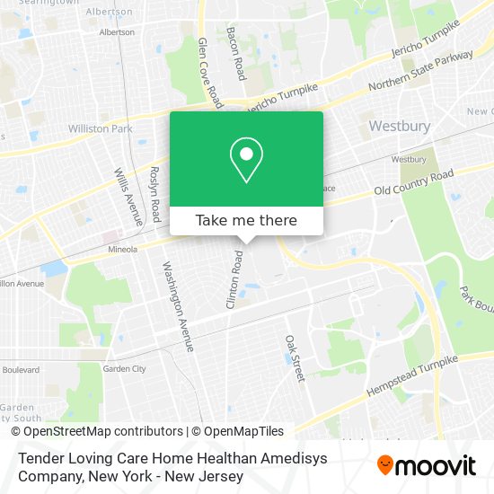 Mapa de Tender Loving Care Home Healthan Amedisys Company