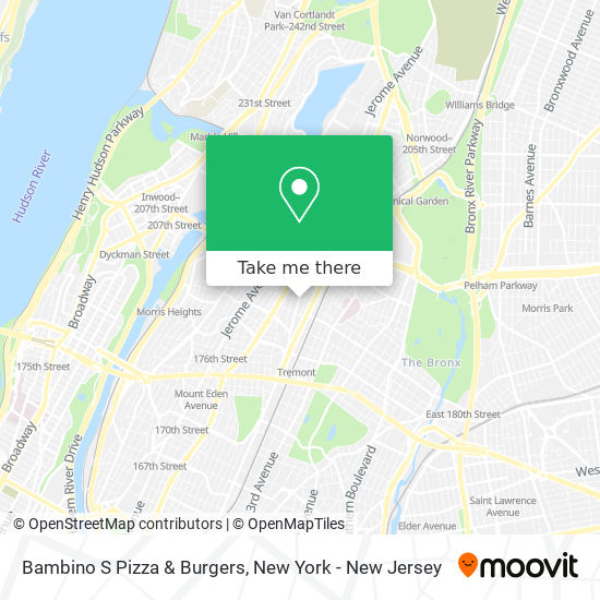 Bambino S Pizza & Burgers map