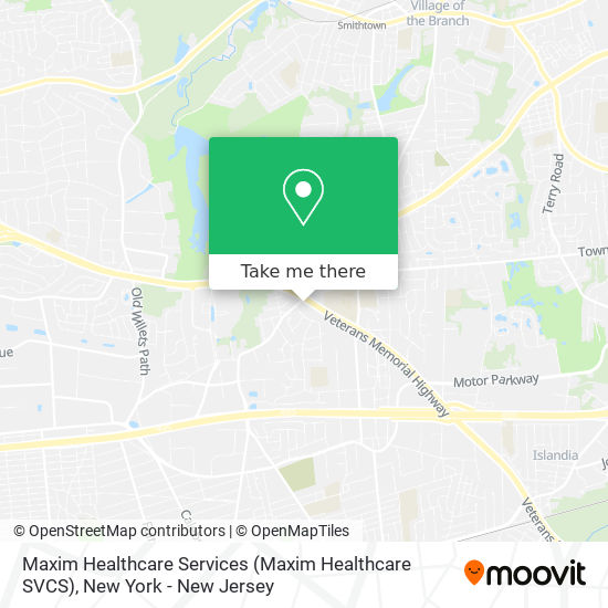 Mapa de Maxim Healthcare Services (Maxim Healthcare SVCS)