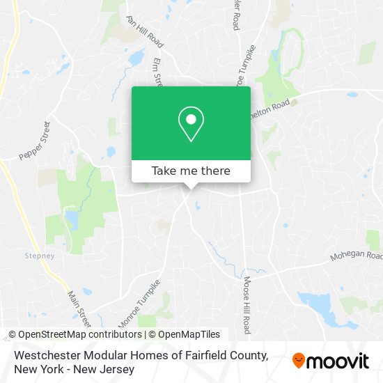 Westchester Modular Homes of Fairfield County map