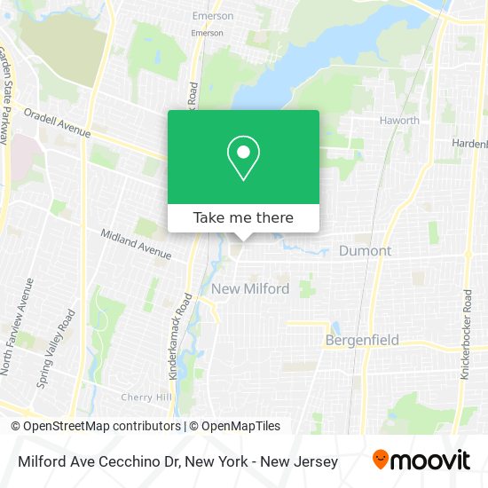 Mapa de Milford Ave Cecchino Dr