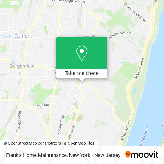 Frank's Home Maintenance map