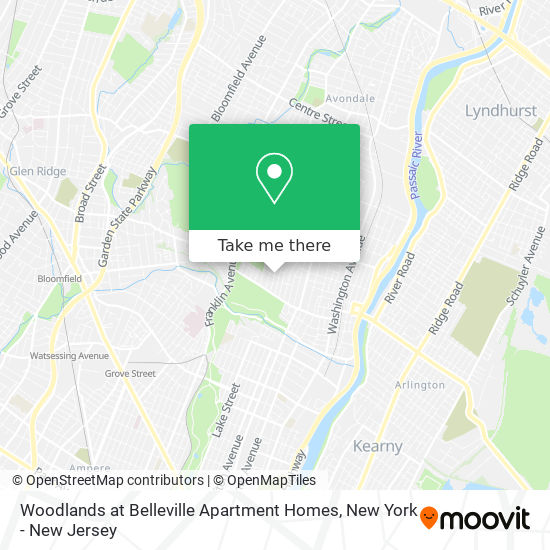 Mapa de Woodlands at Belleville Apartment Homes