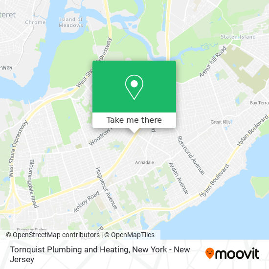 Tornquist Plumbing and Heating map