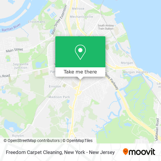 Freedom Carpet Cleaning map