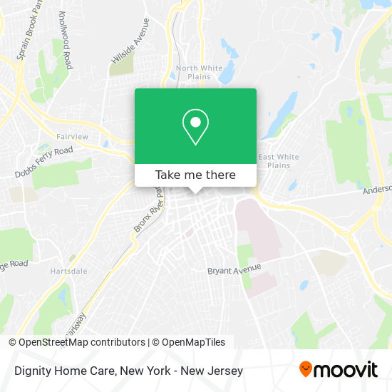 Dignity Home Care map