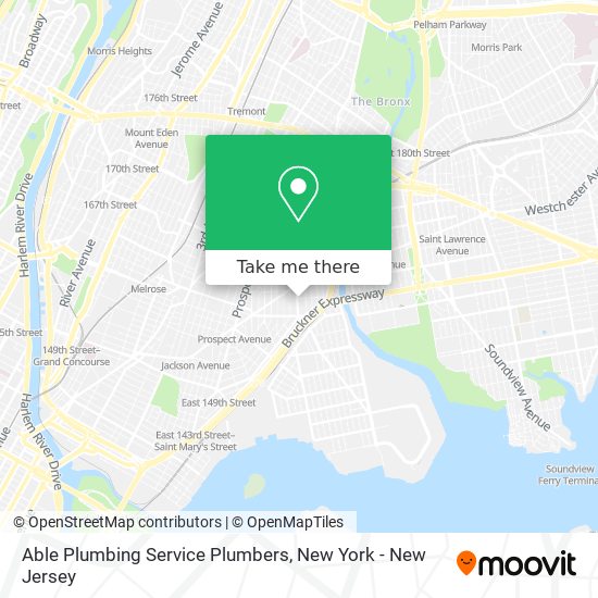 Mapa de Able Plumbing Service Plumbers