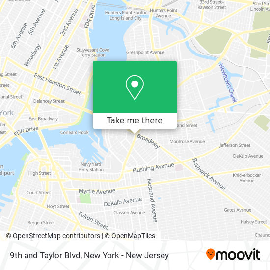 Mapa de 9th and Taylor Blvd