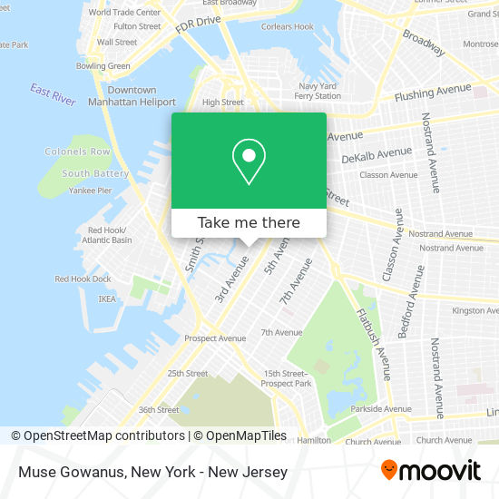 Muse Gowanus map