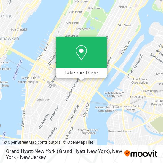 Grand Hyatt-New York map