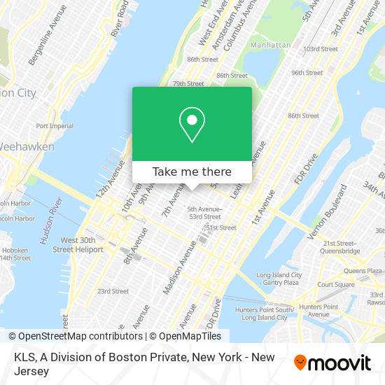 Mapa de KLS, A Division of Boston Private