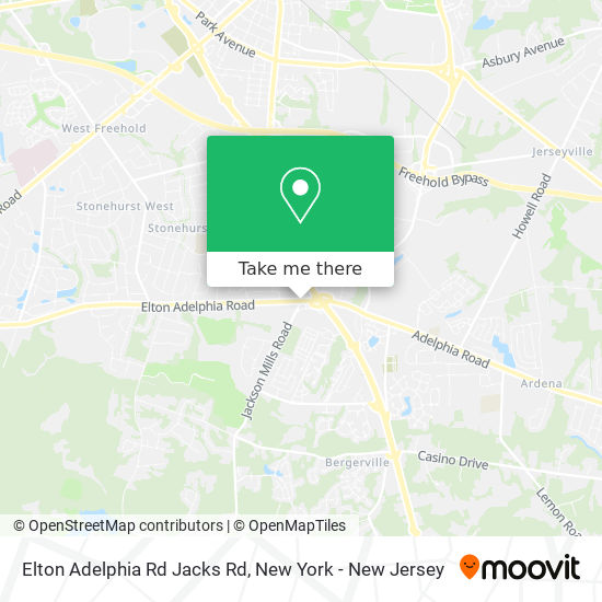 Elton Adelphia Rd Jacks Rd map