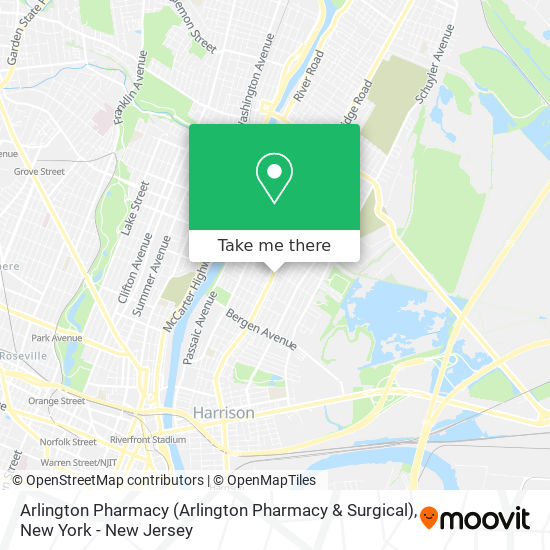 Mapa de Arlington Pharmacy (Arlington Pharmacy & Surgical)