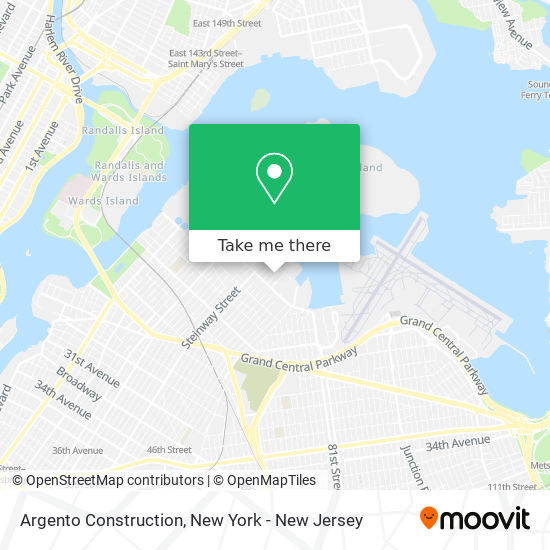 Argento Construction map