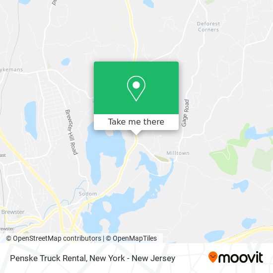 Penske Truck Rental map