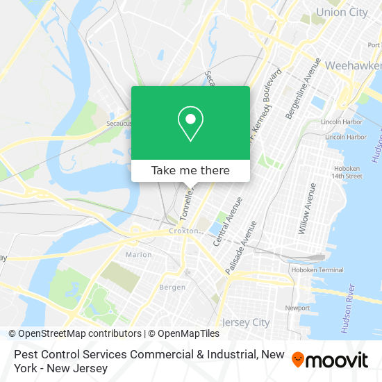 Pest Control Services Commercial & Industrial map