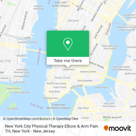 Mapa de New York City Physical Therapy Elbow & Arm Pain TH