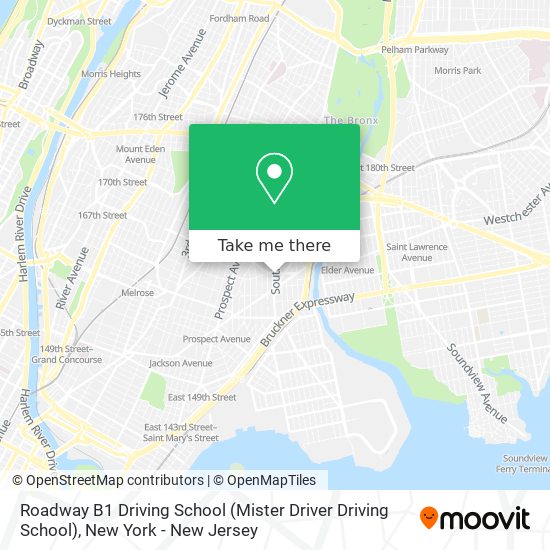 Mapa de Roadway B1 Driving School (Mister Driver Driving School)