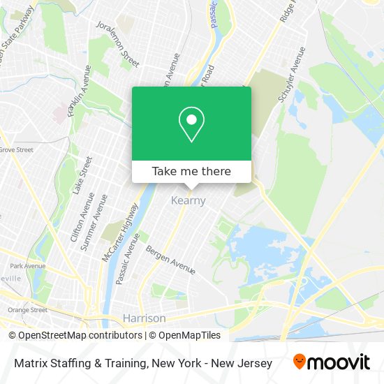 Matrix Staffing & Training map