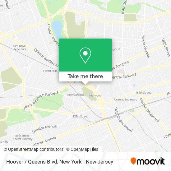 Mapa de Hoover / Queens Blvd