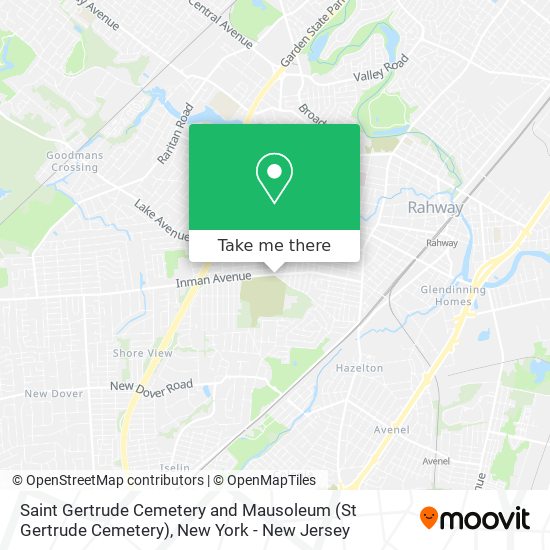 Saint Gertrude Cemetery and Mausoleum (St Gertrude Cemetery) map