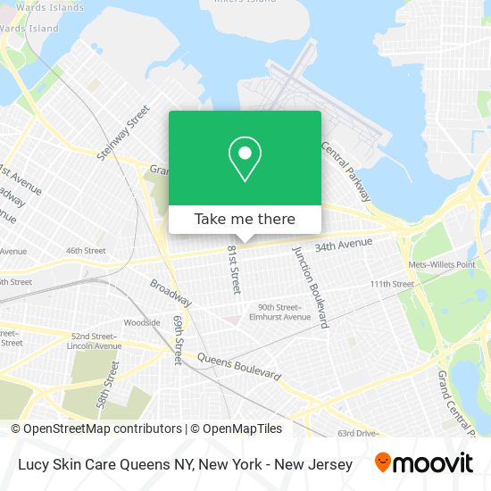 Mapa de Lucy Skin Care Queens NY