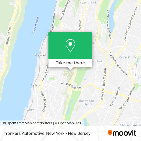 Mapa de Yonkers Automotive