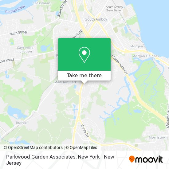 Parkwood Garden Associates map