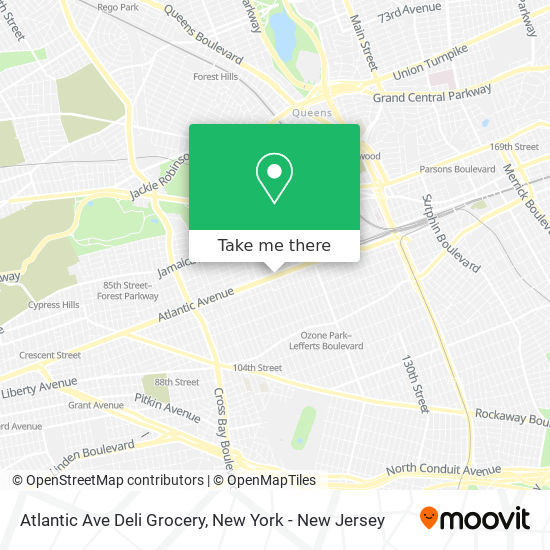 Mapa de Atlantic Ave Deli Grocery