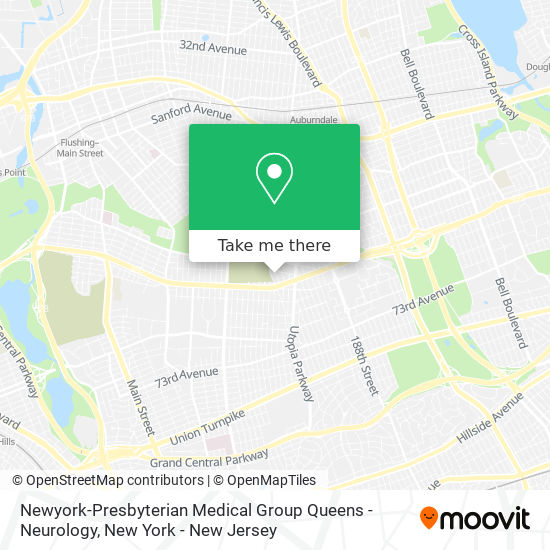 Newyork-Presbyterian Medical Group Queens - Neurology map