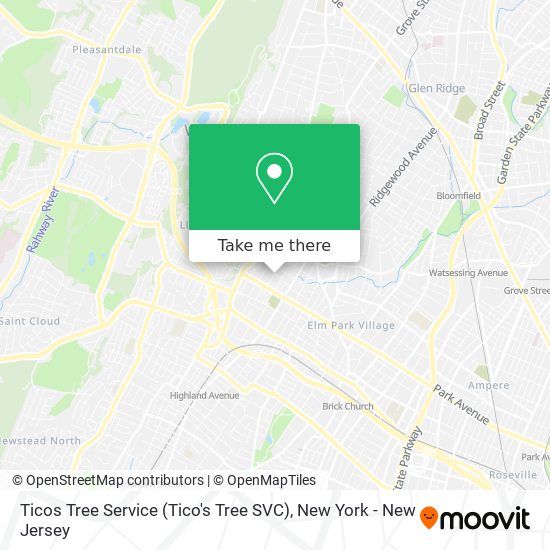 Mapa de Ticos Tree Service (Tico's Tree SVC)