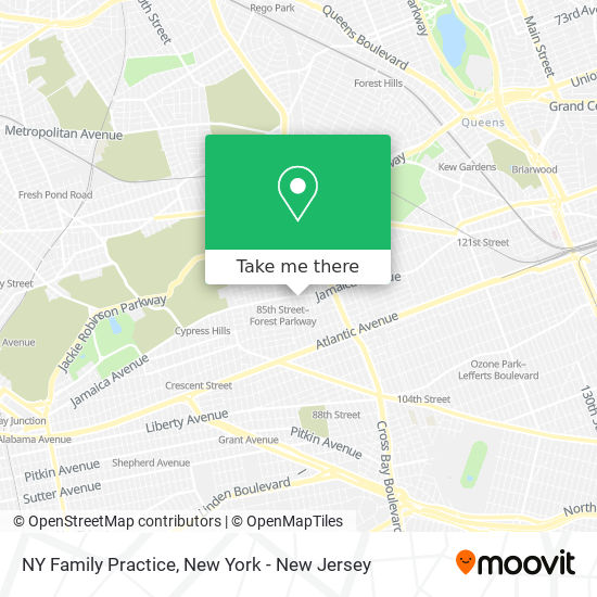 NY Family Practice map