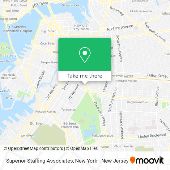 Mapa de Superior Staffing Associates