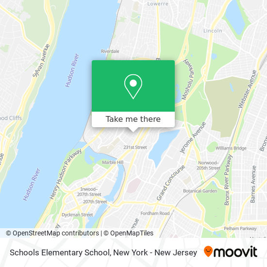 Mapa de Schools Elementary School