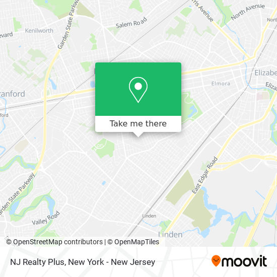 NJ Realty Plus map