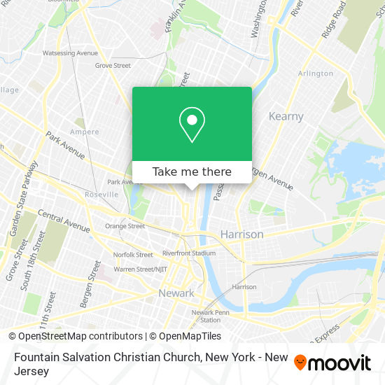 Fountain Salvation Christian Church map