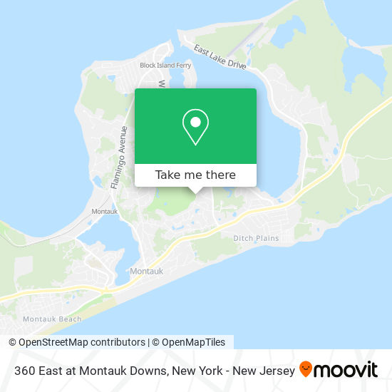 360 East at Montauk Downs map