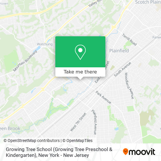 Mapa de Growing Tree School (Growing Tree Preschool & Kindergarten)