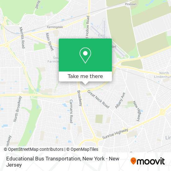 Educational Bus Transportation map
