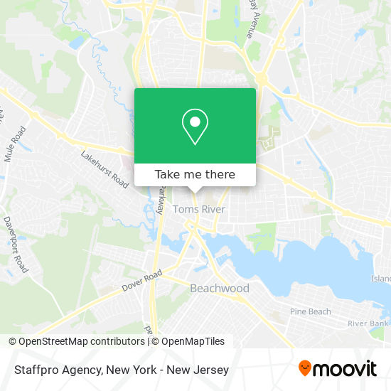 Staffpro Agency map