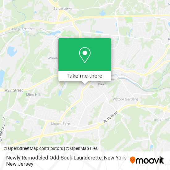 Newly Remodeled Odd Sock Launderette map