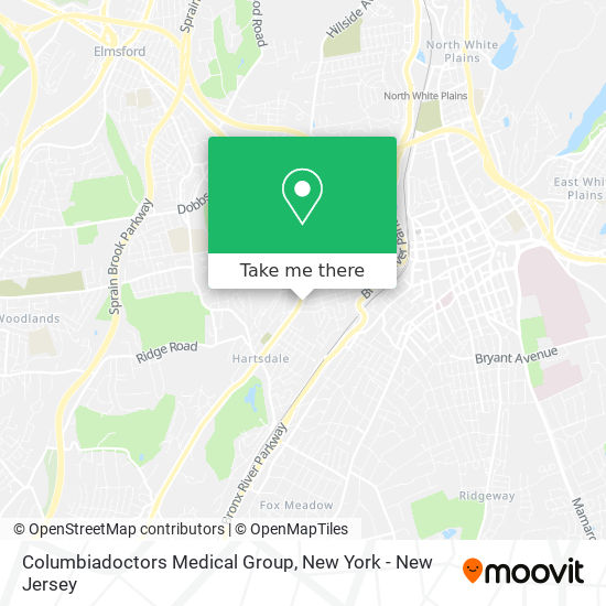 Mapa de Columbiadoctors Medical Group