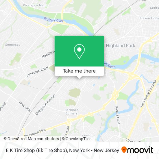 E K Tire Shop (Ek Tire Shop) map